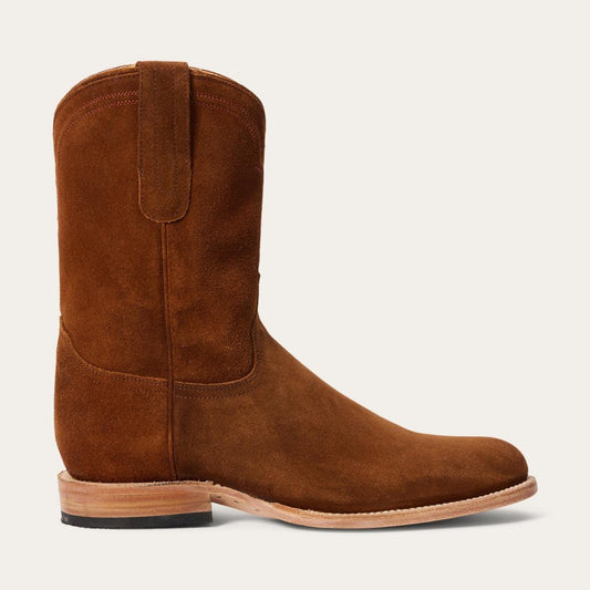 Rancher Zip Roper Suede Brown | Men Stetson Ropers