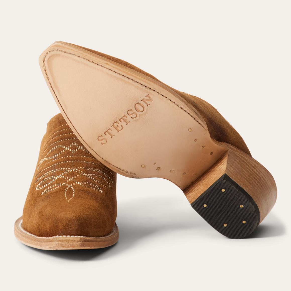 Reed Western Mules Brown | Women Stetson Shorties