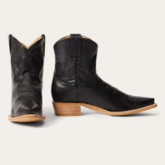 Riley Shorty Boots Black | Women Stetson Western