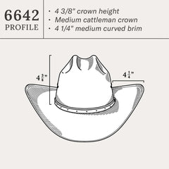 Rodeo 10X Straw Cowboy Hat Natural | Men/Women Stetson Western
