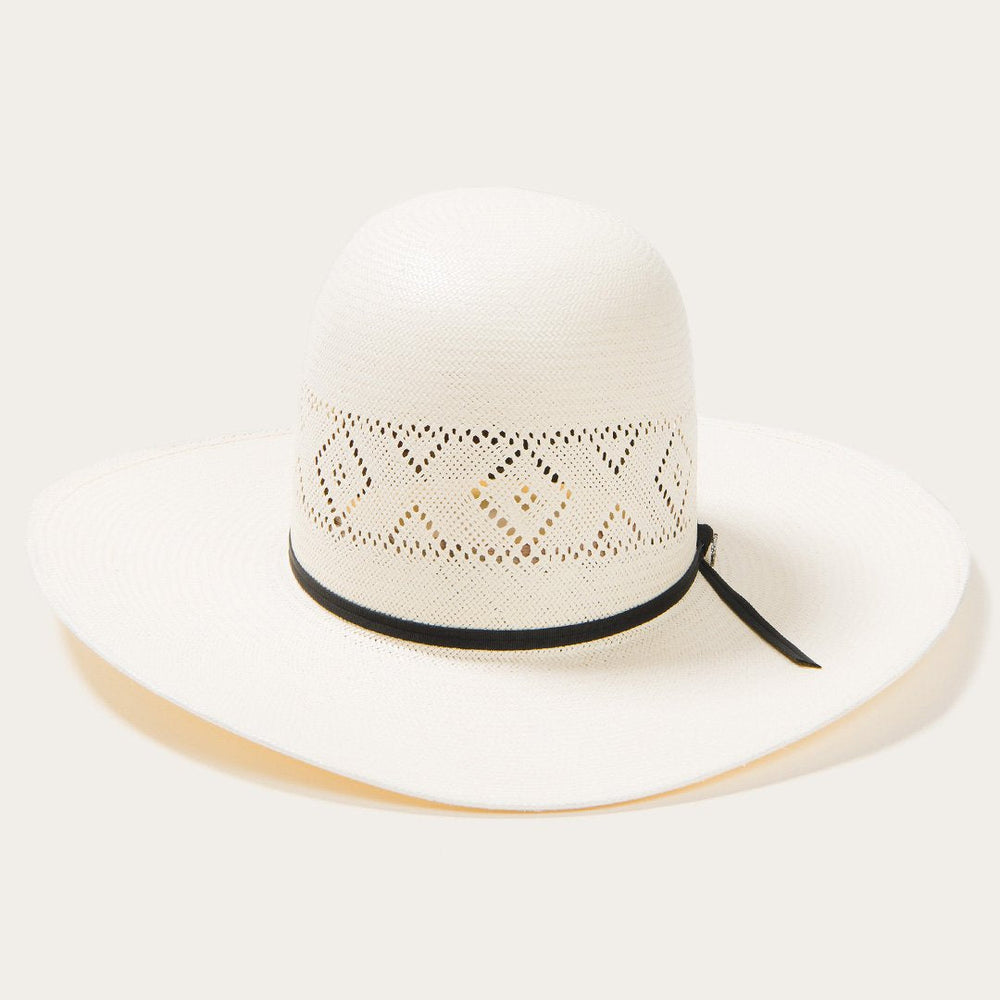 Saddleman 10X Open Crown Straw Cowboy Hat Natural | Men/Women Stetson Western