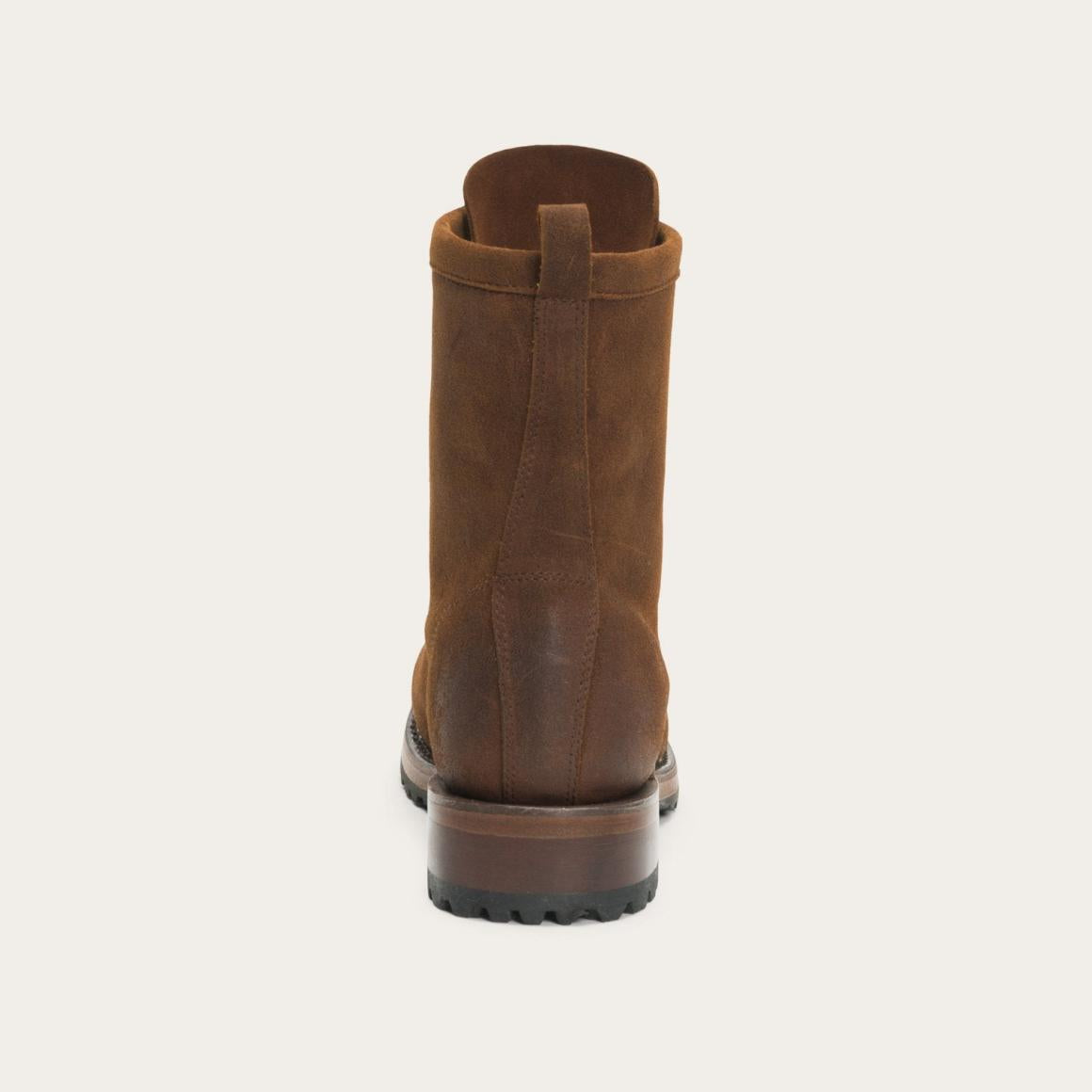 Sam Lace Up Brown Suede | Women Stetson Shorties