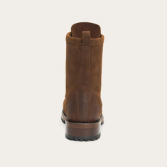 Sam Lace Up Brown Suede | Women Stetson Shorties