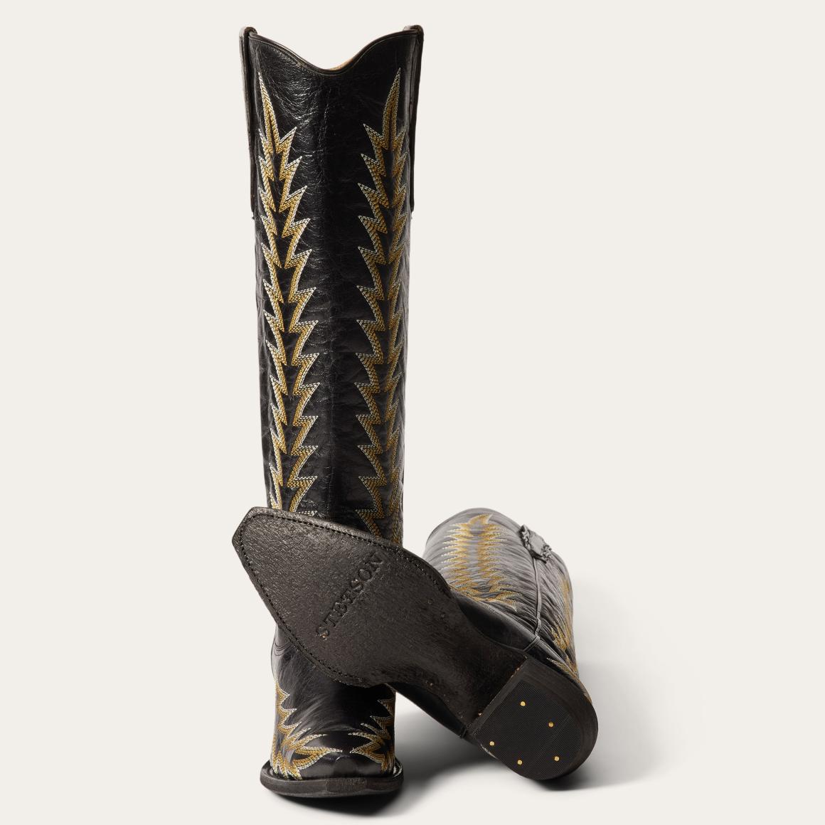 Sarah Boots Black | Women Stetson Western