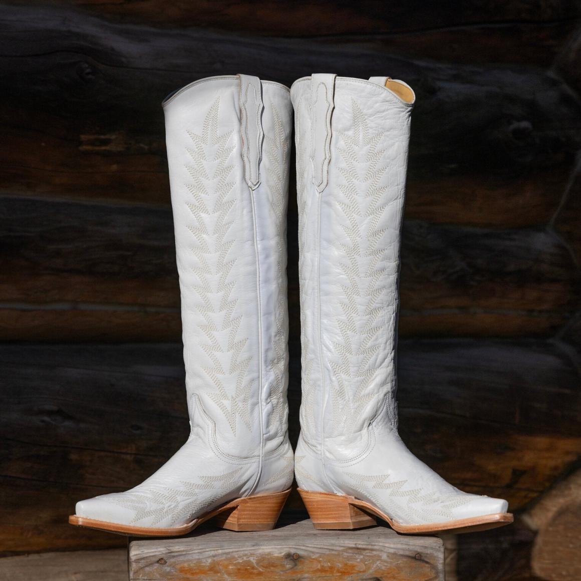 Sarah Boots White | Women Stetson Western