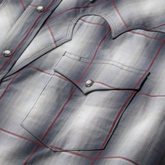 Smoke Ombre Western Shirt Grey | Men Stetson Classic Cut