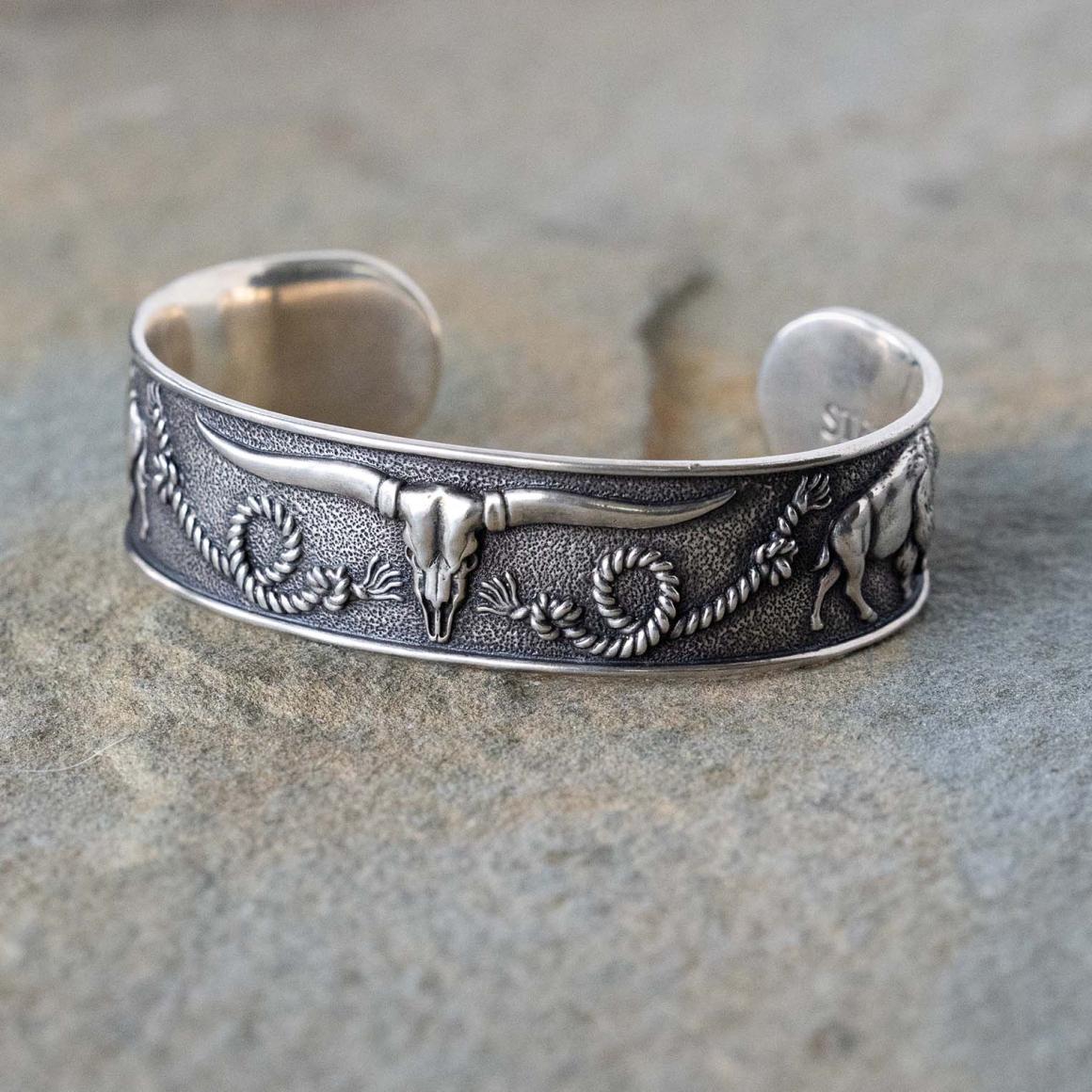 Southwestern Cuff Grey | Men/Women Stetson Jewelry
