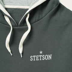 Stetson Hoodie Star Left Chest Blue | Men Stetson Sweaters &amp; Hoodies