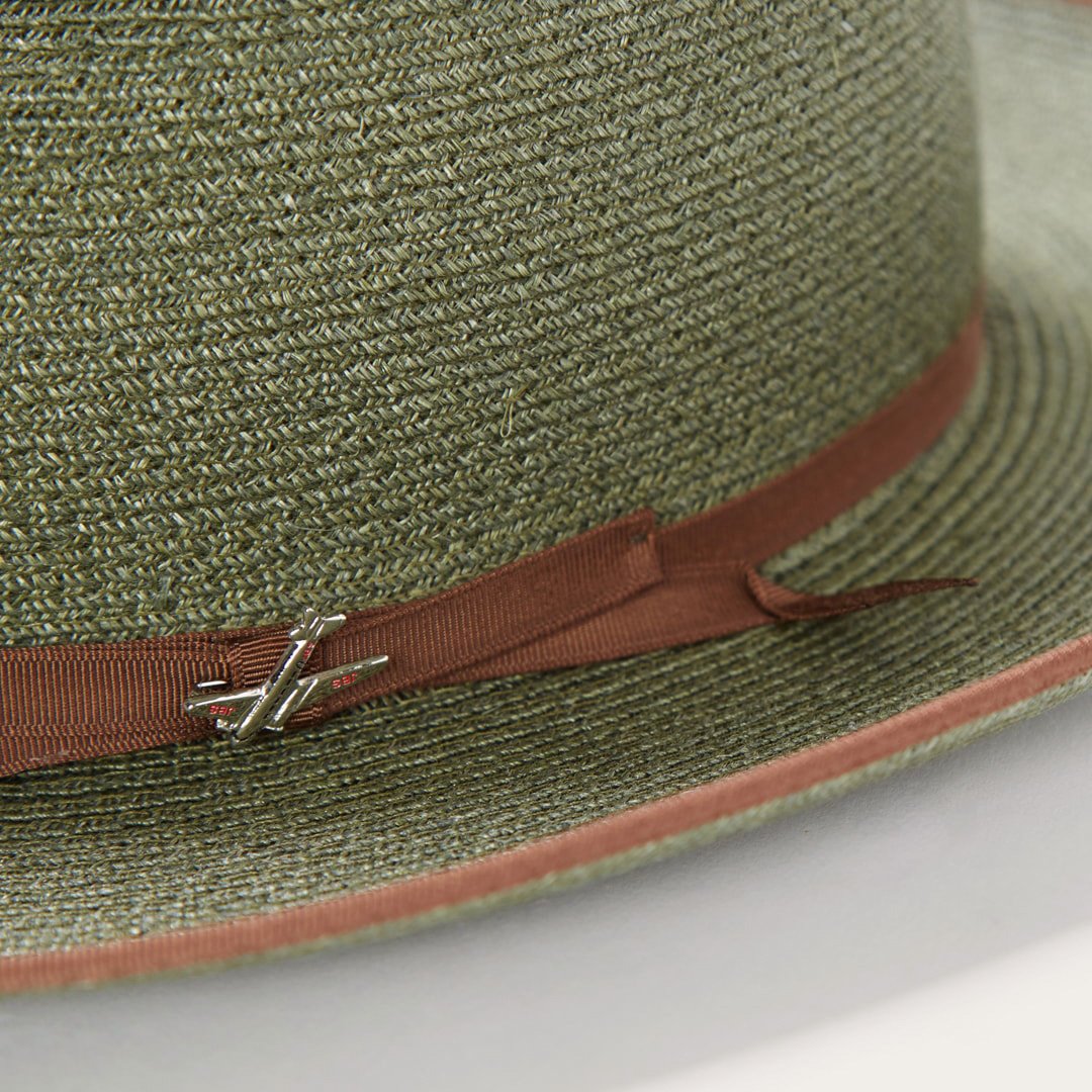 Stratoliner Hemp Fedora Sage | Men/Women Stetson Fedora