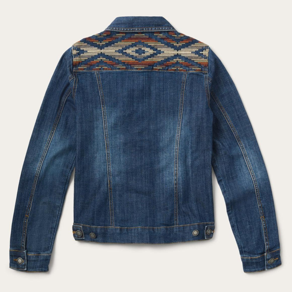 Western Denim Jacket Blue | Women Stetson Jackets