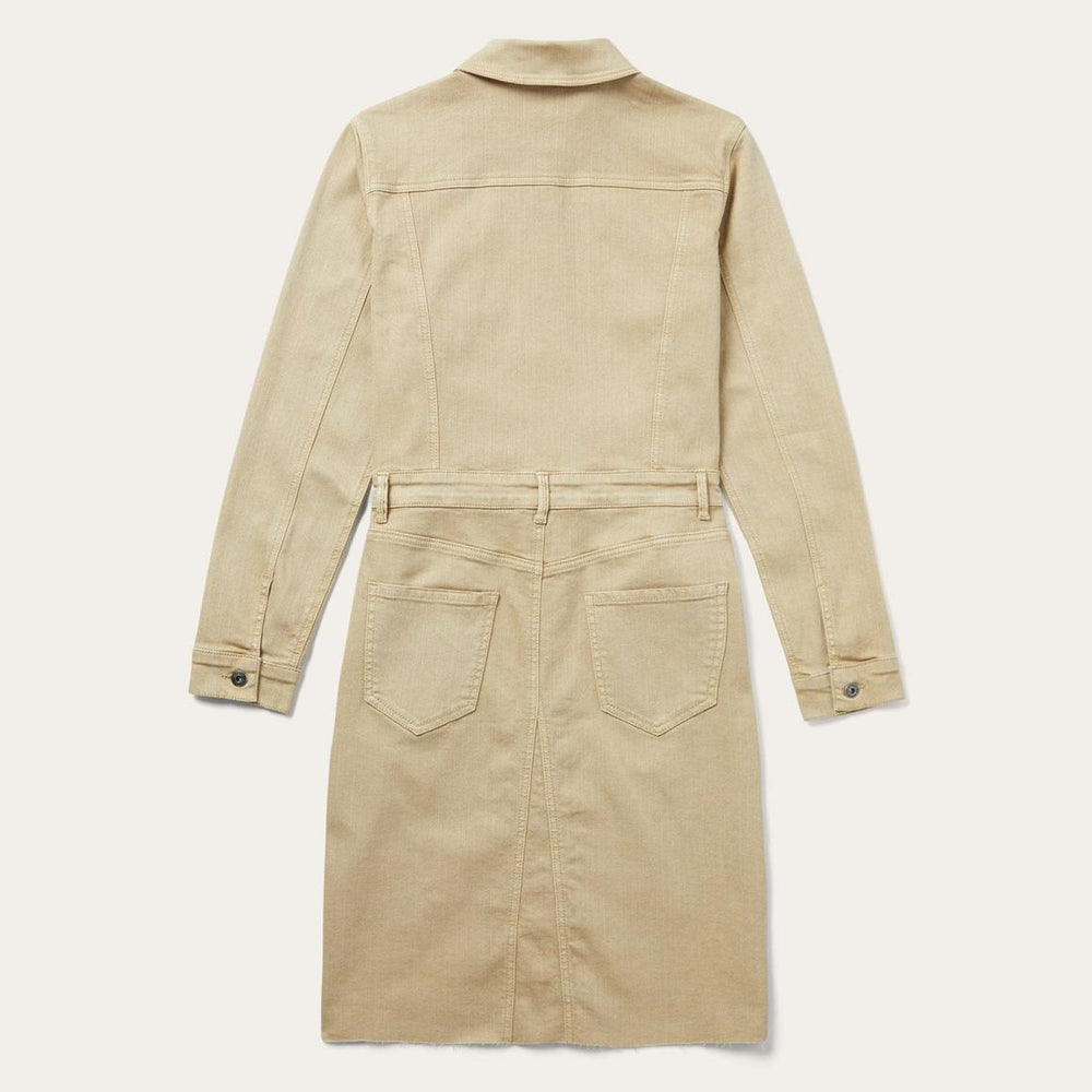 Workwear Inspired Shirt Dress Tan | Women Stetson Mini